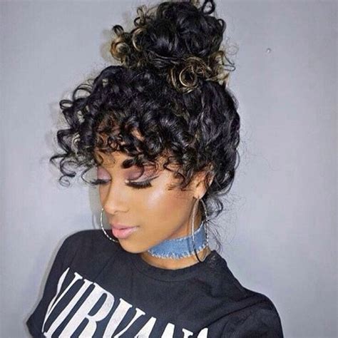 Inverted black bob for curly hair. Check Out our 24 Easy-to-Do Updos, Perfect for Any ...