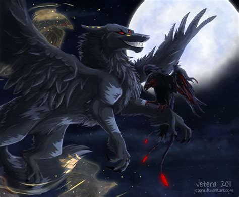 Winged Demon Wolf