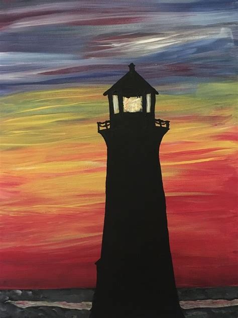 25 Simple And Easy Lighthouse Painting Ideas For Beginners Easy