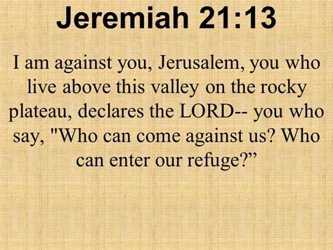 Jeremiah 2113 Lamentations Jeremiah Sayings