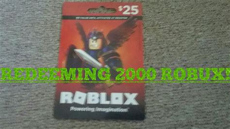 Redeeming My 25 Roblox T Card Roblox