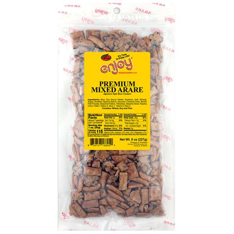 Enjoy Premium Mixed Arare Rice Cracker 8 Oz