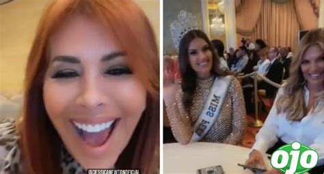 Magaly Medina Quiere La Corona De La Miss Per Le He Pedido Que Me La Preste Web Ojo