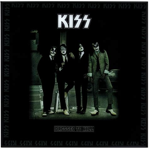 Shop Kiss Dressed To Kill Framed Album Cover Wall Art Free Shipping