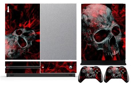 Skull 251 Vinyl Skin Sticker Protector For Microsoft Xbox One S And 2