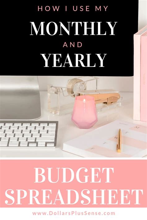 How To Use A Monthly And Yearly Household Budget Spreadsheet Budget