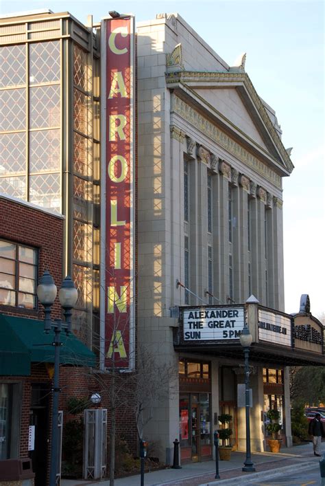 The Carolina Theatre Greene Street At Sunset Joel Gillespie Flickr