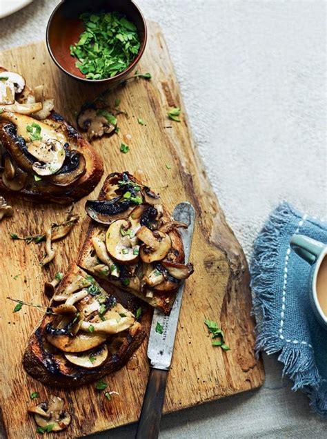 Garlic Mushrooms On Toast Recipe Delicious Magazine