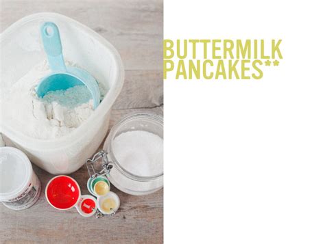 Buttermilk Pancake Mix Dry Ingredients Can Last Up To 3 Months