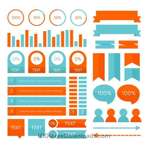 Free Vectors Infographic Elements Objects