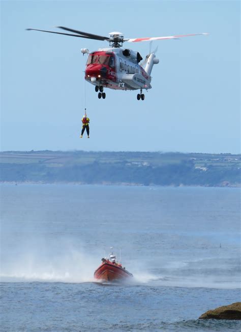Rescue Demonstration With The Rnli Penlee Lifeboat And The Hm