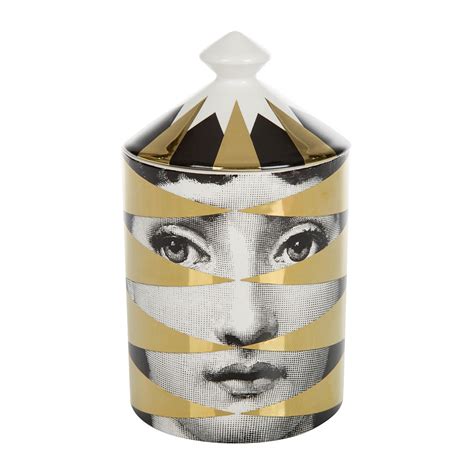 Fornasetti Losanghe Scented Candle Gold 300g Shop Bhibu