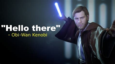 Star Wars Battlefront 2 Obi Wan Kenobi All Emotes Appearances And