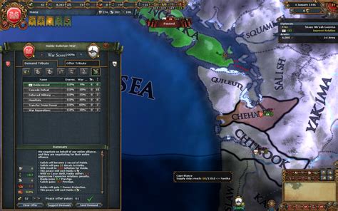 One is monarch power1 is not enough to add cores to newly conquered provinces. HAIDA 1.18 North American natives WC on very hard mode AAR no exploits | Paradox Interactive Forums