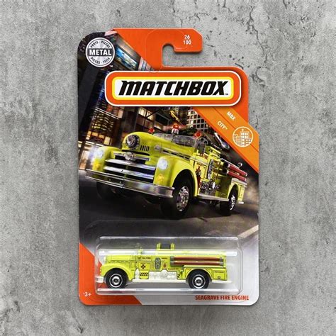 Matchbox 火柴盒 Mbx City Seagrave Fire Engine 消防車 蝦皮購物