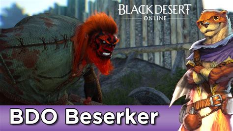 Black Desert Online Character Creation Beserker Youtube