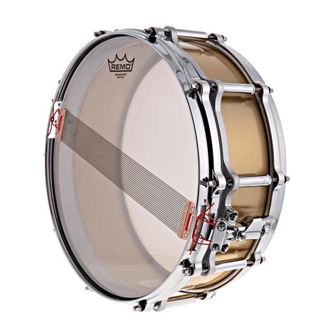 Pearl Free Floating 14 X 5 Brass Snare Drum At Gear4music