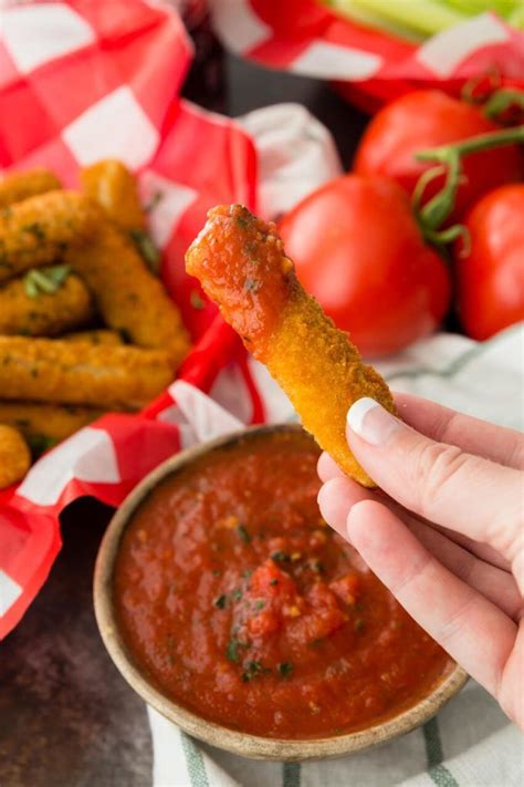 Homemade Marinara Homemade Mozzarella Sticks Mozzarella Cheese Sticks