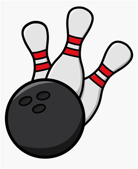 Bowling Pin Clipart Clip Art Bowling Pins Hd Png Download Kindpng