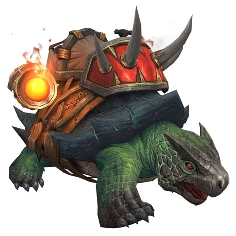 Savage Green Battle Turtle Warcraft Mounts