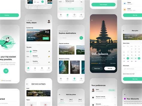 Travel App Ui Full Project By Michael Filipiuk On Dribbble