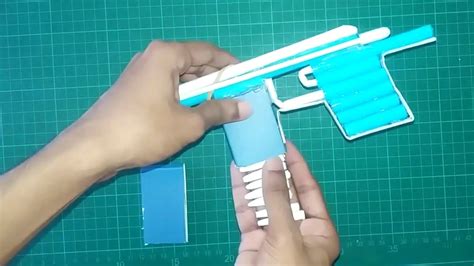 How To Make Paper Gun That Shoots Paper Bullets Diy Paper Gun You