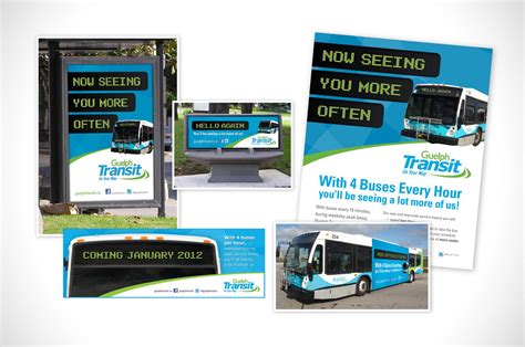 Guelph Transit Campaign Design Logo Blonde Marketing Advertising