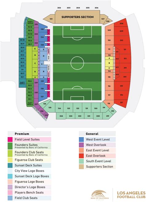 Banc Of California Seating Chart With Seat Numbers