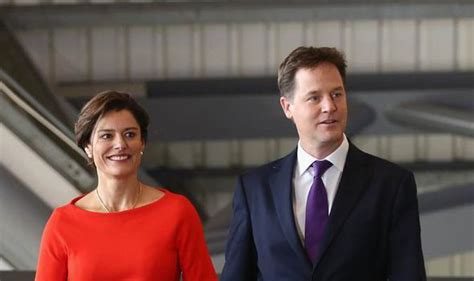 Nick Clegg Recalls Meeting Wife Miriam Durantez But Says Hed Never Use