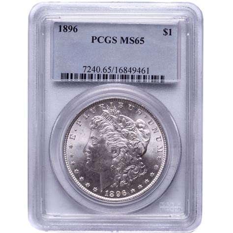 1896 Morgan Silver Dollar Pcgs Ms65 Numismax
