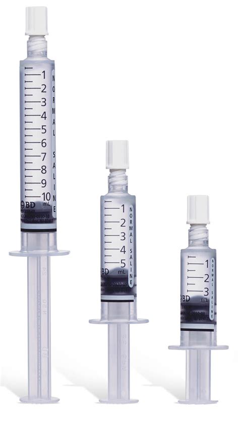 Bd Posiflush™ Pre Filled Saline Syringe Sterile Fluid Path Bowers