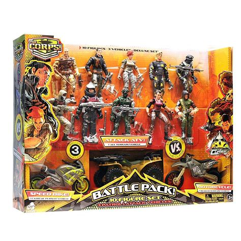 The Corps Special Forces Action Figures And Vehicle Deluxe Playset