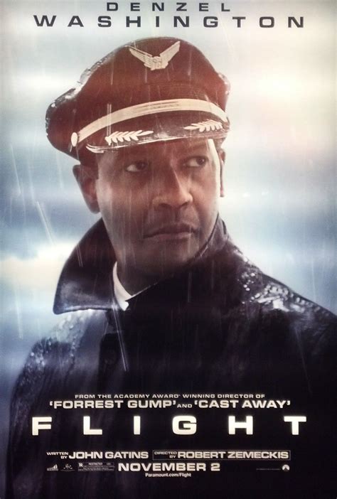Denzel Guides Movie Through Turbulence For Decent Flight Flight Movie
