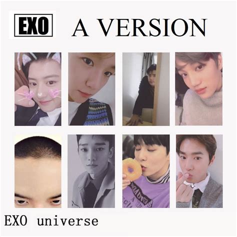 Official Exo Universe Album Photocards Shopee Malaysia