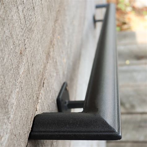 • understand the americans with disabilities act (ada) and accessible and usable buildings and facilities (ansi a117.1) in relation to handrails and guardrails. Metal Handrail with Square Returns - ADA Compliant Return Wall Mount Grab Rail - Victorian Stair ...
