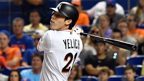 Watch Marlins Christian Yelich Makes Amazing Catch Crashes Face