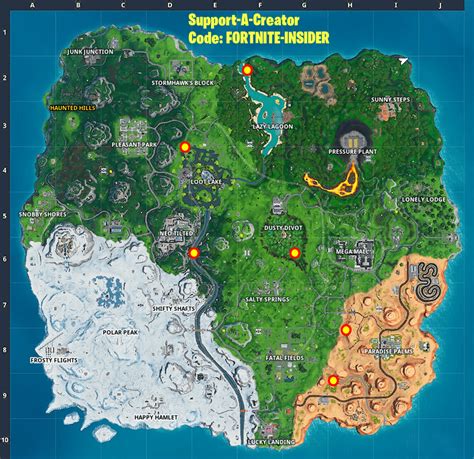 Fortnite 14 Days Of Summer Challenge Dance At 6 Different Beach Parties Locations Fortnite