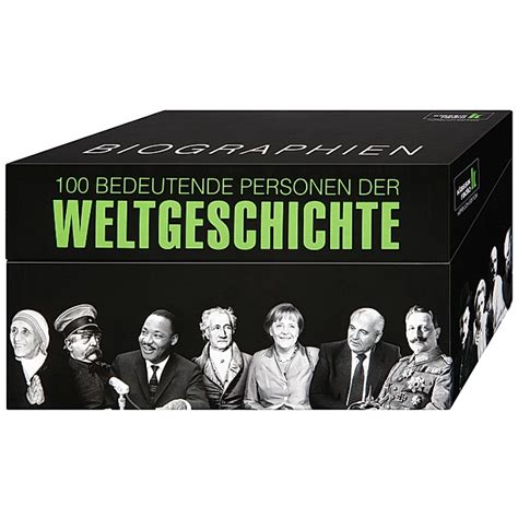 100 bedeutende Personen der Weltgeschichte, 25 Audio-CDs ...