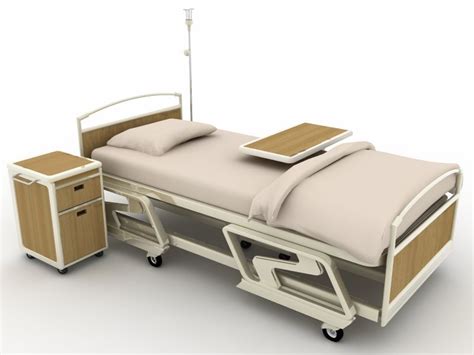 hospital bed free 3d model 3ds obj blend fbx mtl free3d