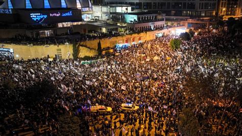 Israel Protests Netanyahu Addresses Nation After Turmoil Over Judicial