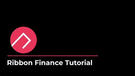 Ribbo Finance Tutorial Automated Options Trading Strategies In