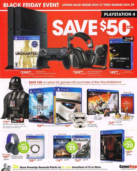 Gamestops Black Friday 2015 Ad Leaks Hot Deals For Xbox One And Ps4