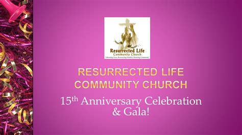 Resurrected Life Community Church Youtube