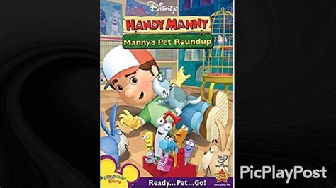 Opening To Handy Manny Mannys Pet Roundup 20082009 Dvd Youtube