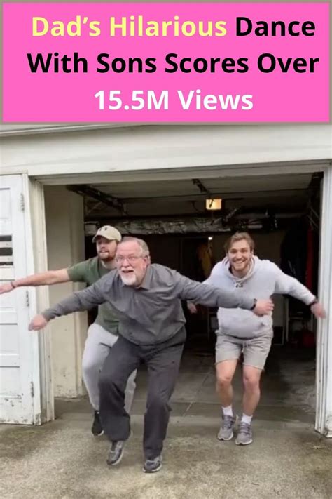 dad s hilarious dance with sons scores over 15 5m views hilarious dance challenge skits