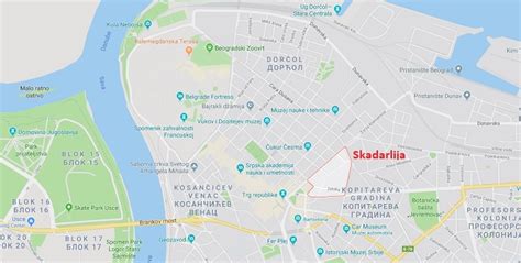 Достопримечательности на карте белграда Карта Белграда на русском