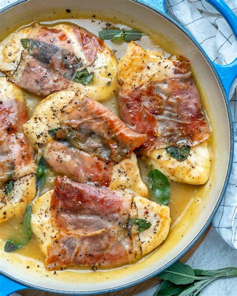 Chicken Saltimbocca for an Amazing Clean Eating Dinner Idea! | Clean Food Crush
