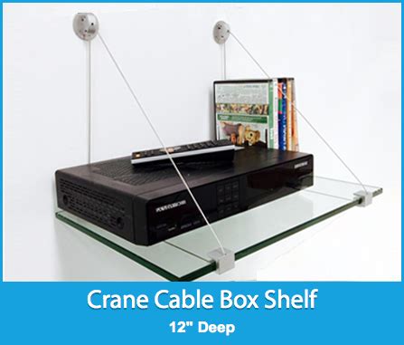 Audio engineer raphael pulgar presents the highest rated di and reamping boxes along with expert advice to help you get the best one for your needs. Crane Cable Box Shelf from Glass Tops Direct. | Cable box, Box shelves, Glass shelves