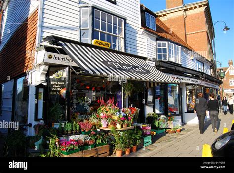 Florist Shop In Old Timbered Building High Street Tenterden Kent