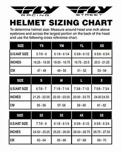 Youth Helmet Size Chart